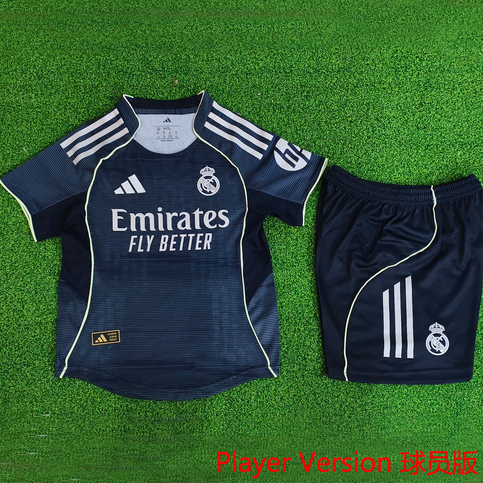 Maillot Real Madrid Extérieur 2025/26 Enfant (Version Joueur)
