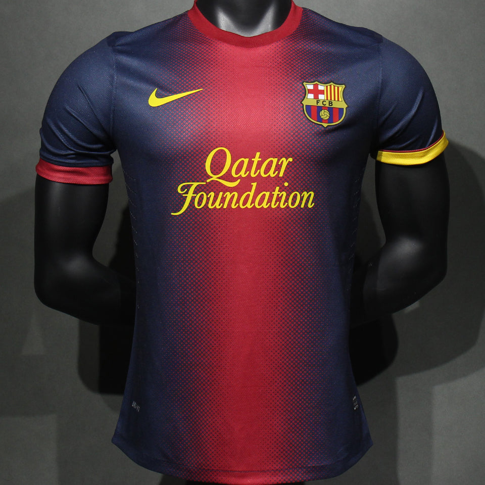 Maillot Barcelone Domicile Rétro 2012/13 (Version Joueur)