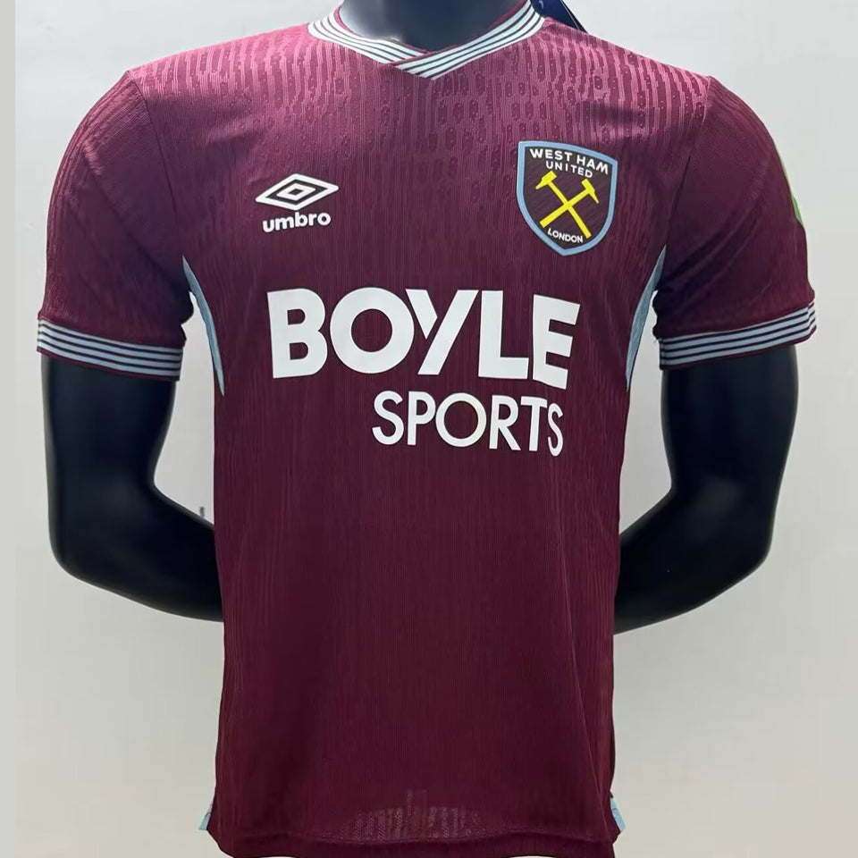 Maillot West Ham Domicile 2025/26 (Version Joueur)