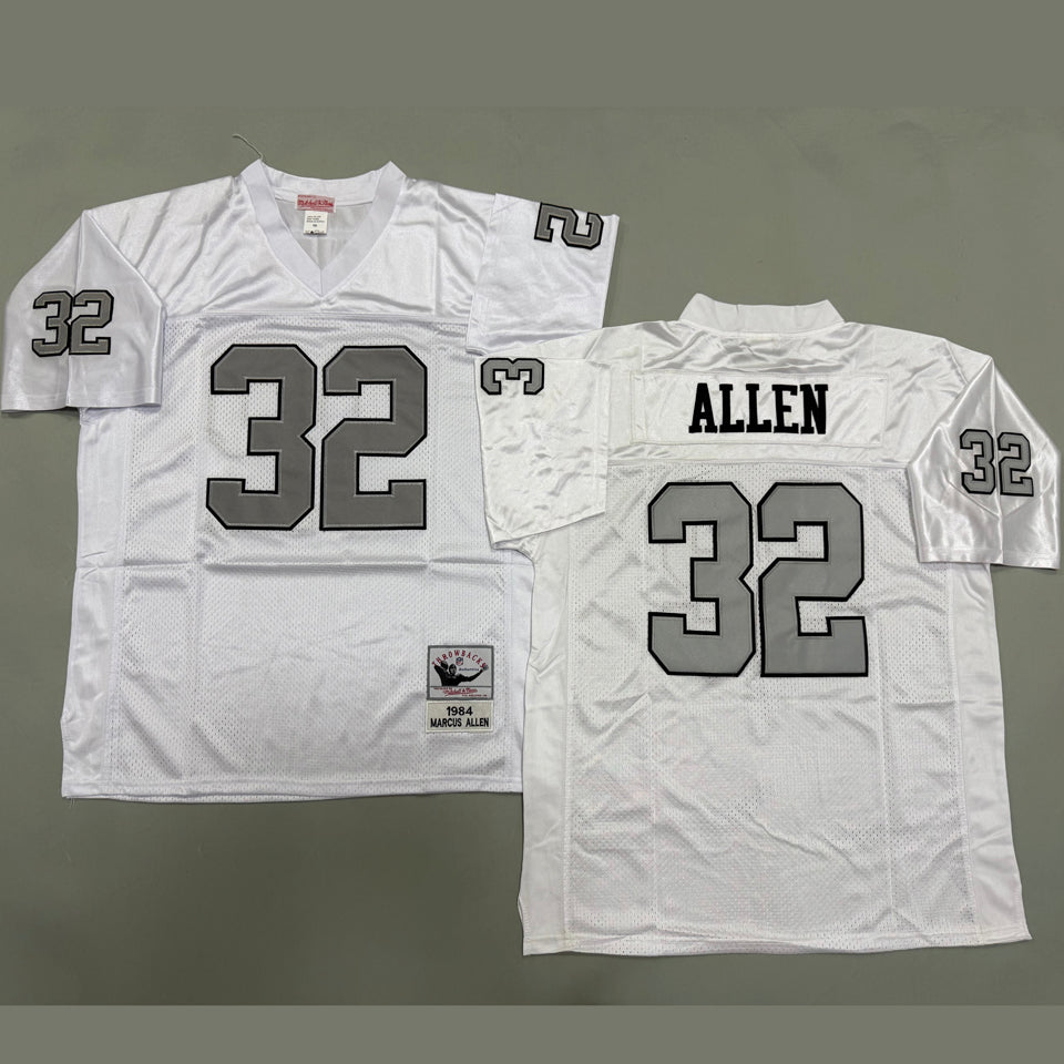 Maillot Allen 32 Men S Las Vegas Raiders Rétro