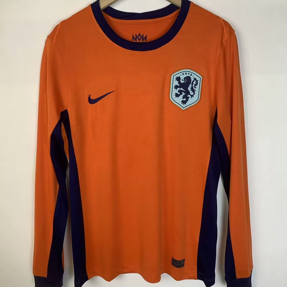 Maillot Pays-Bas Domicile Manches Longues 2024/25