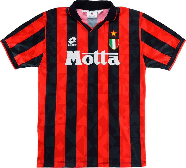 Maillot AC Milan Domicile Rétro 1993/94