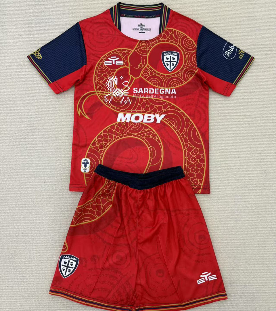 Maillot Cagliari 2025 Enfant