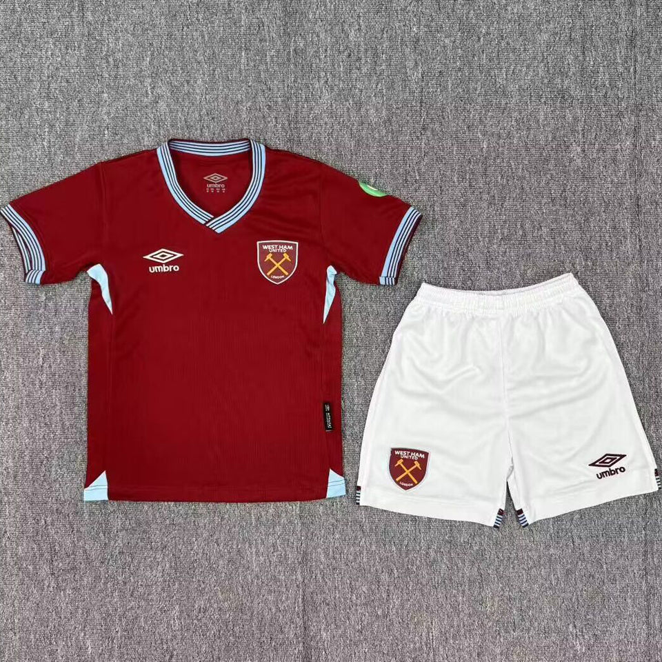 Maillot West Ham Domicile 2025/26 Enfant
