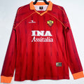 Maillot AS Roma Domicile Manches Longues Rétro