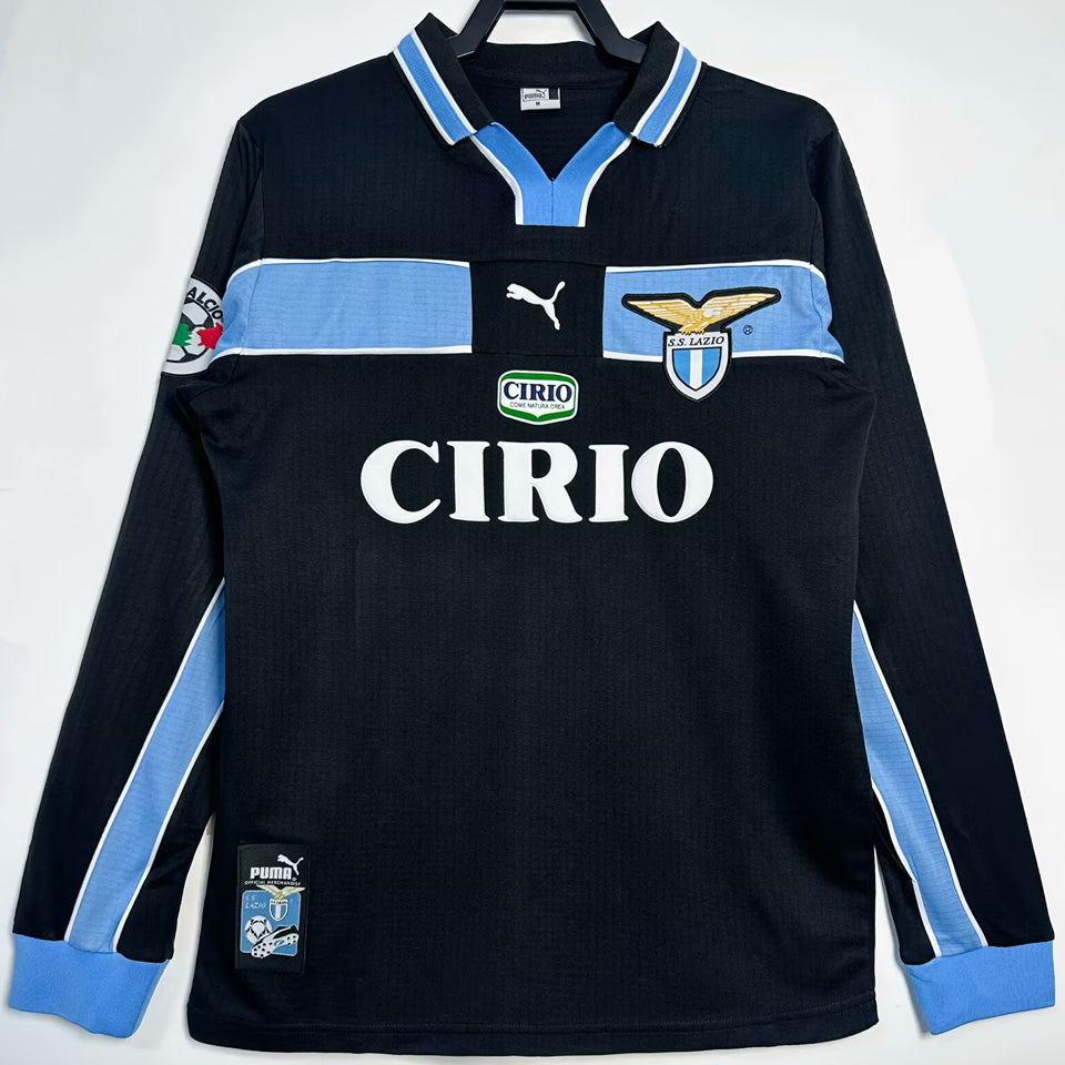 Maillot Lazio Domicile Manches Longues Rétro
