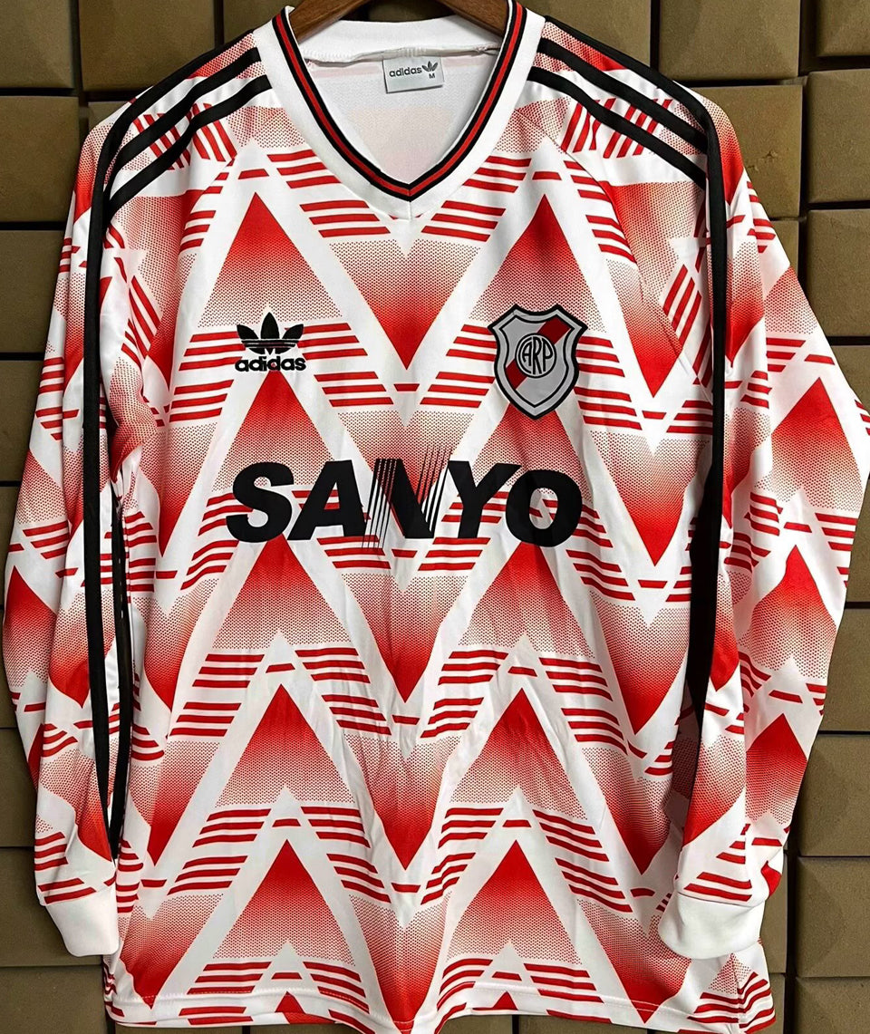 Maillot River Plate Manches Longues Rétro