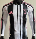 Maillot Juventus Domicile Manches Longues 2025/26 (Version Joueur)