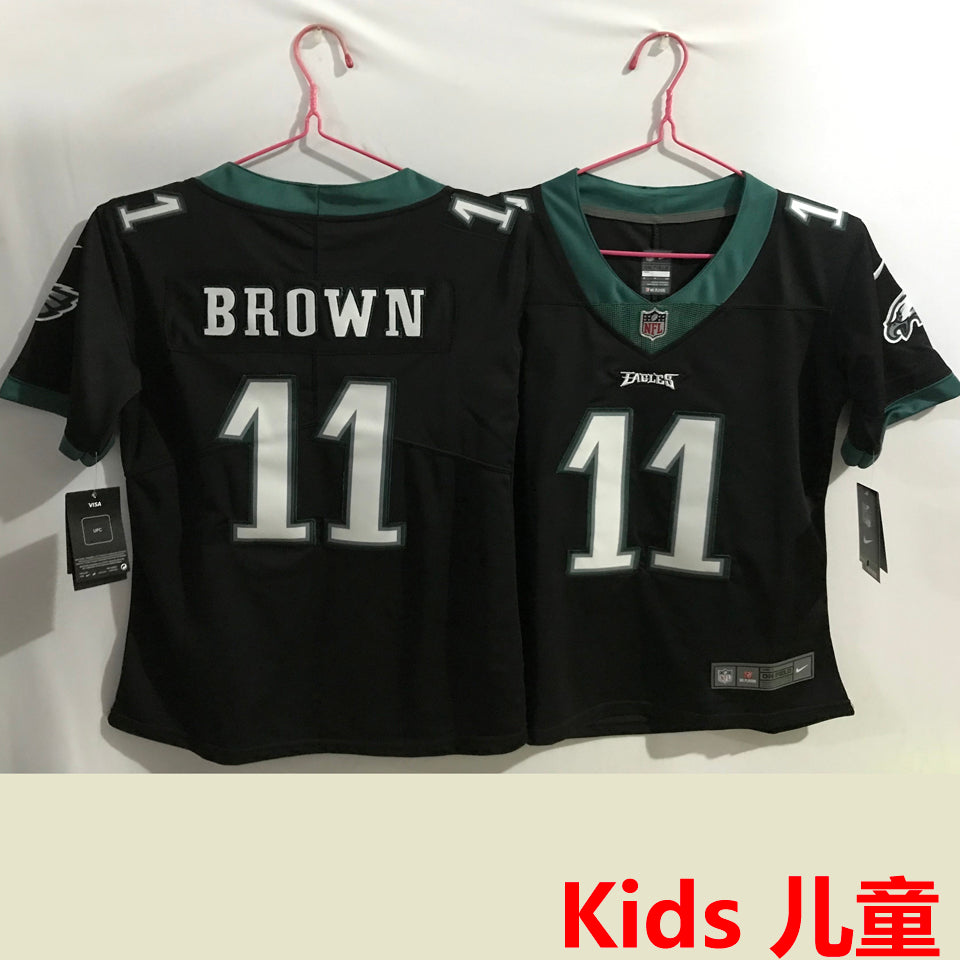 Maillot Brown 11 Philadelphia Eagles Enfant