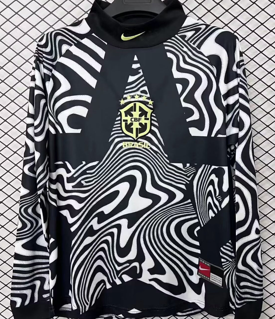 Maillot Brésil Gardien Manches Longues 2026