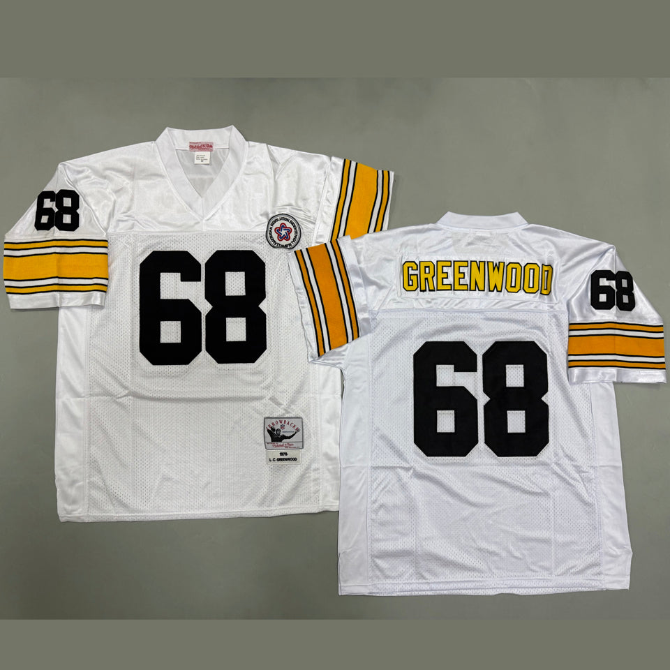 Maillot Greenwood 68 Men S Pittsburgh Steelers Rétro