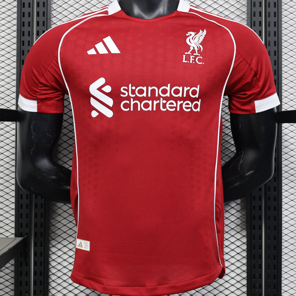 Maillot Liverpool Domicile 2025/26 (Version Joueur)