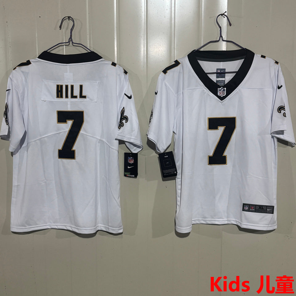 Maillot Hill 7 New Orleans Saints Enfant
