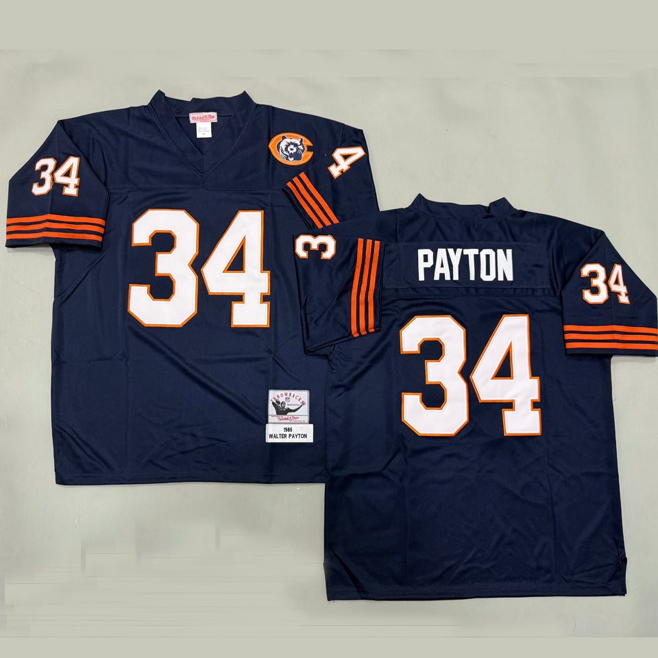 Maillot Payton 34 Men S Chicago Bears Rétro