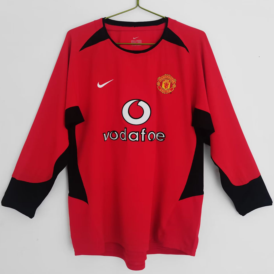 Maillot Manchester United Domicile Manches Longues Rétro