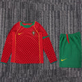 Maillot Portugal Domicile Manches Longues Rétro Enfant