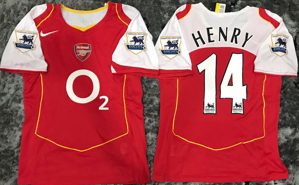 Maillot Arsenal Domicile Rétro 2004/05