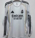 Maillot Real Madrid Domicile Manches Longues 2025/26