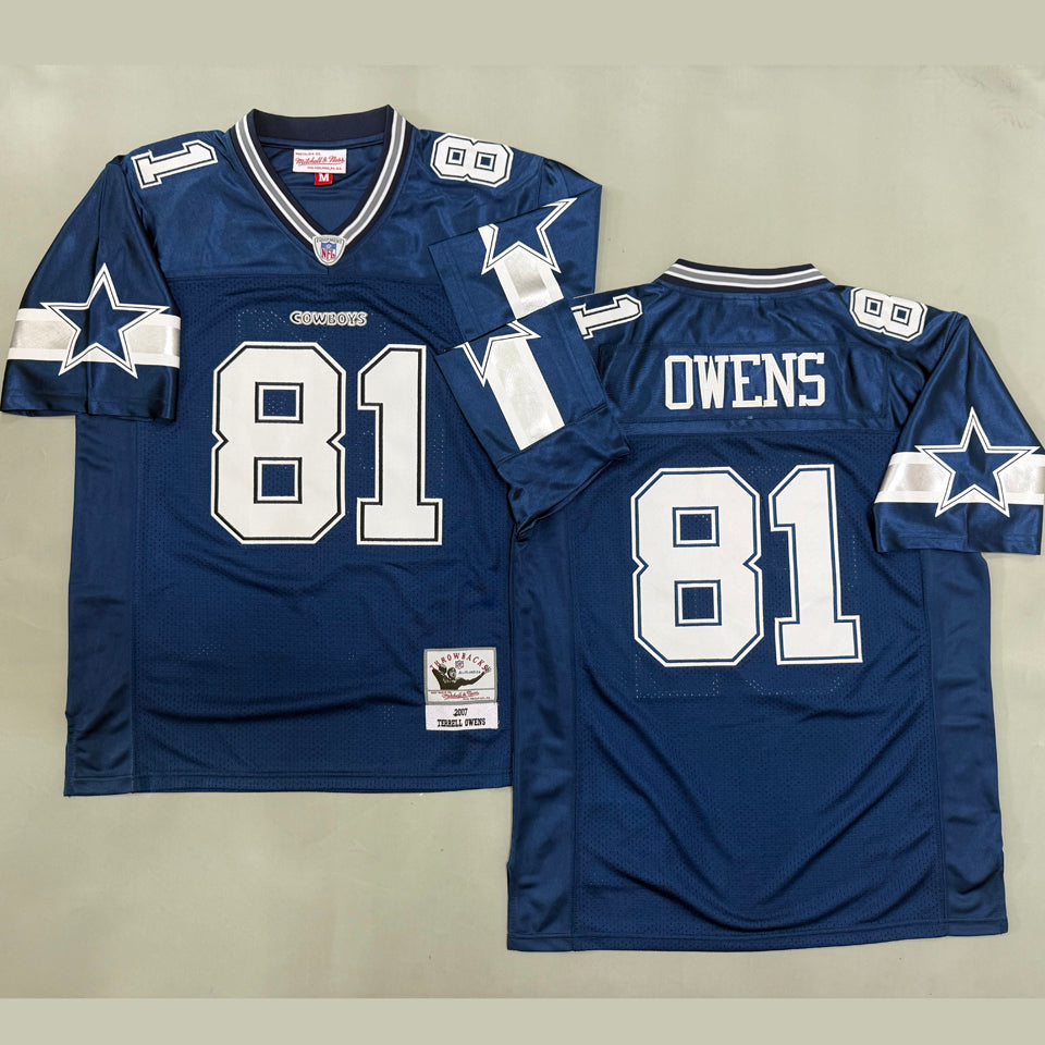 Maillot Owens 81 Men S Dallas Cowboys Rétro