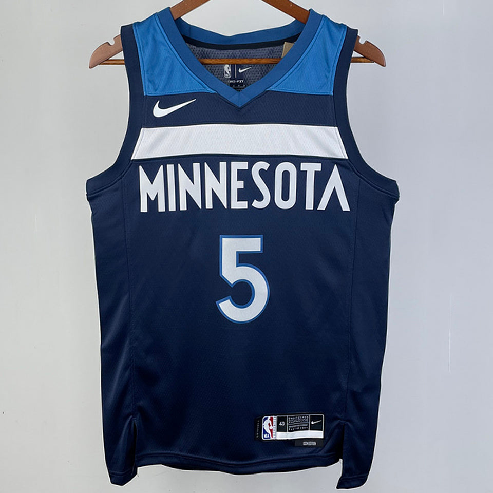 Maillot Timberwolves Edwards 5 Sapphire 2023/24
