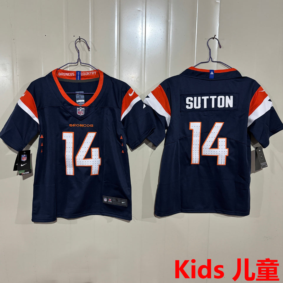 Maillot Sutton 14 Denver Broncos Enfant