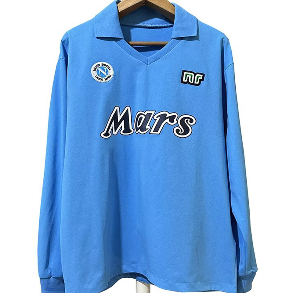 Maillot Naples Domicile Manches Longues Rétro 1988/89