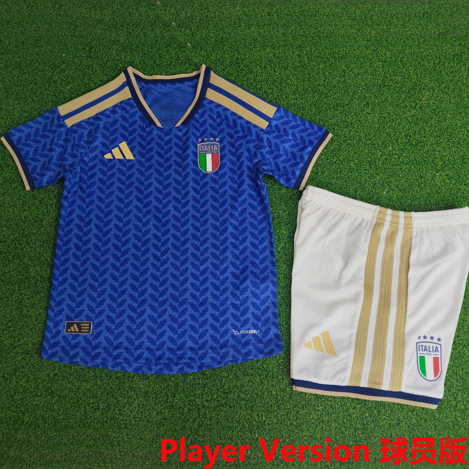 Maillot Italie Domicile 2026/27 Enfant (Version Joueur)