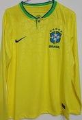 Maillot Brésil Domicile Manches Longues 2022/23