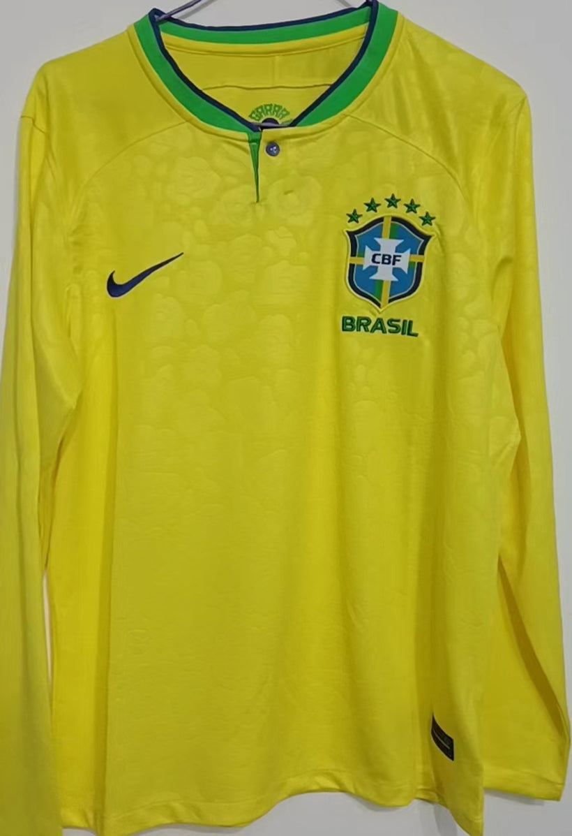 Maillot Brésil Domicile Manches Longues 2022/23