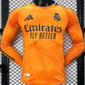 Maillot Real Madrid Extérieur Manches Longues 2024/25 (Version Joueur)