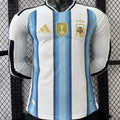 Maillot Argentine Domicile Manches Longues 2026/27 (Version Joueur)