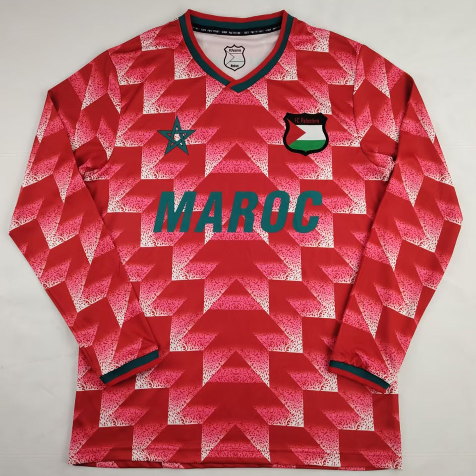 Maillot Palestine Manches Longues Rétro 2025