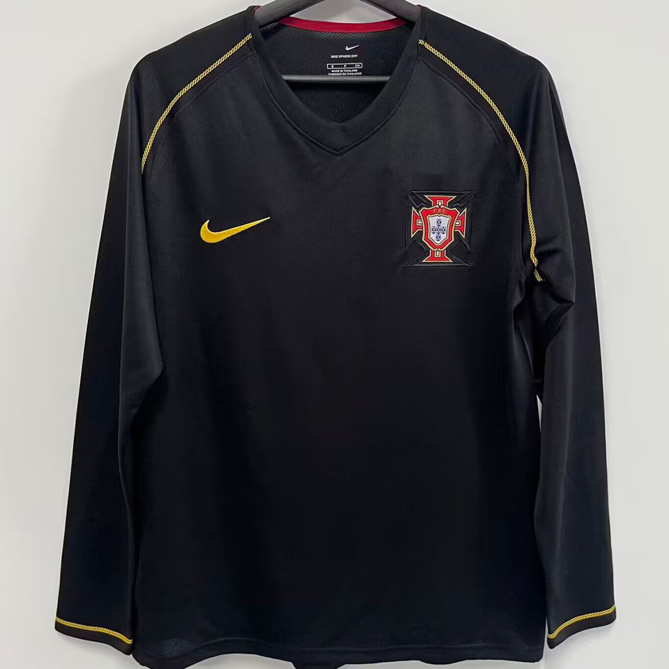 Maillot Portugal Extérieur Manches Longues Rétro