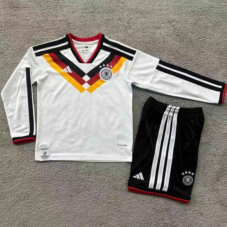Maillot Allemagne Domicile Manches Longues 2026 Enfant