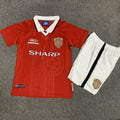 Maillot Manchester United Domicile Rétro 1999 Enfant