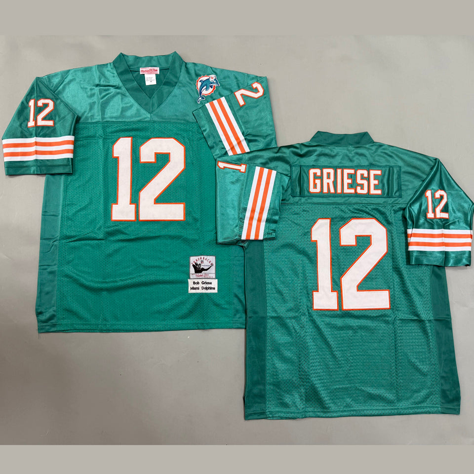 Maillot Griese 12 Men S Miami Dolphins Rétro