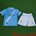 Maillot Manchester City Domicile 2025/26 Enfant (Version Joueur)