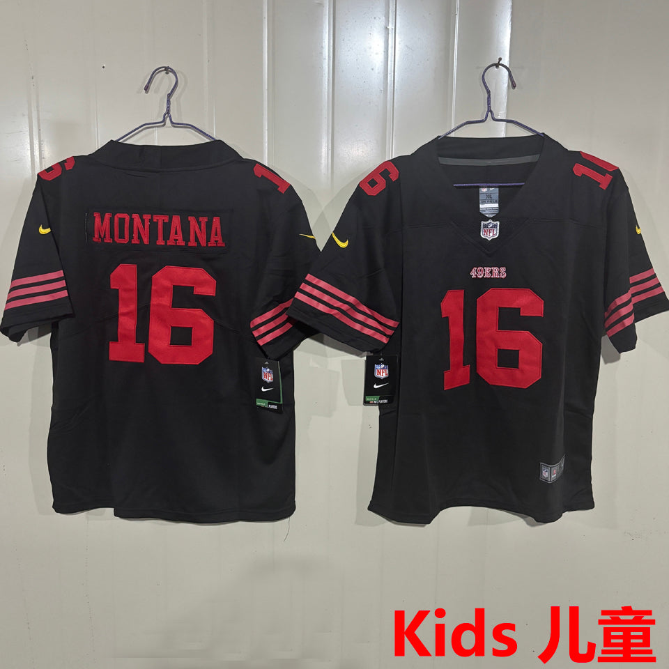 Maillot Copy Montana 16 San Francisco 49Ers Enfant