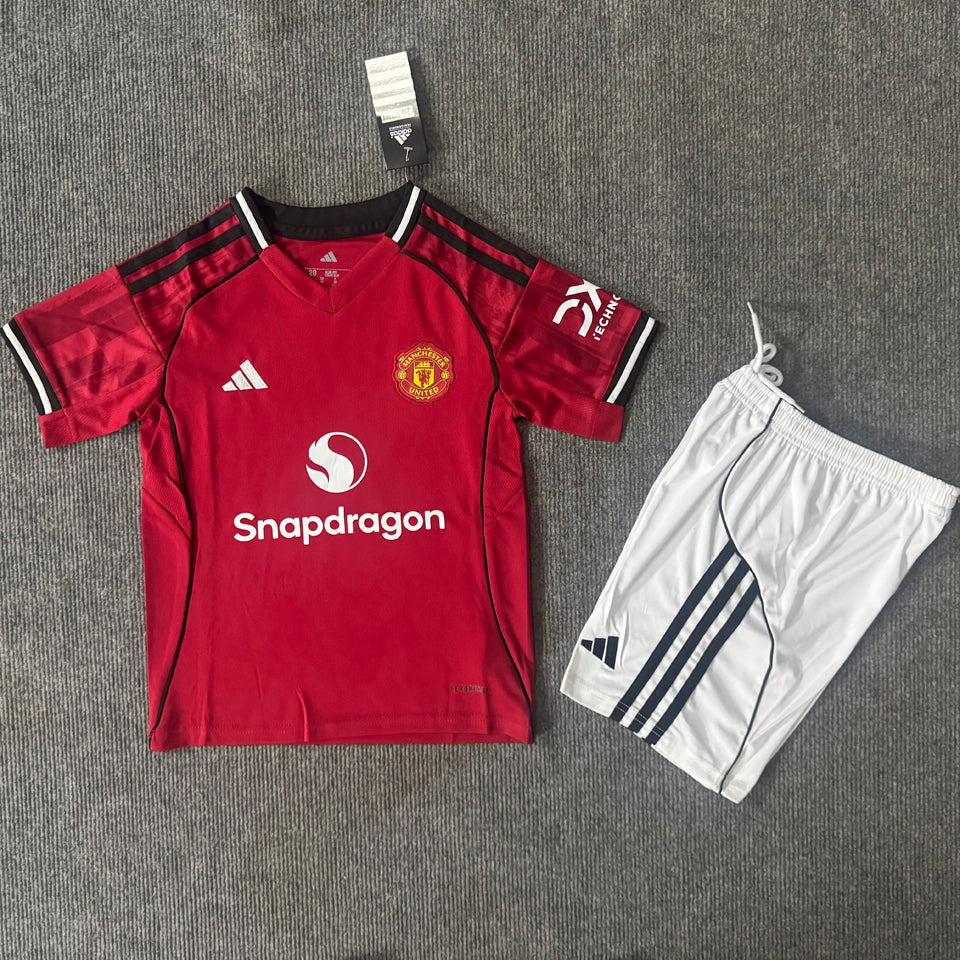 Maillot Manchester United Domicile 2025/26 Enfant