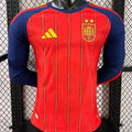 Maillot Espagne Domicile Manches Longues 2026/27 (Version Joueur)