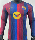Maillot Barcelone Domicile Manches Longues 2026/27 (Version Joueur)