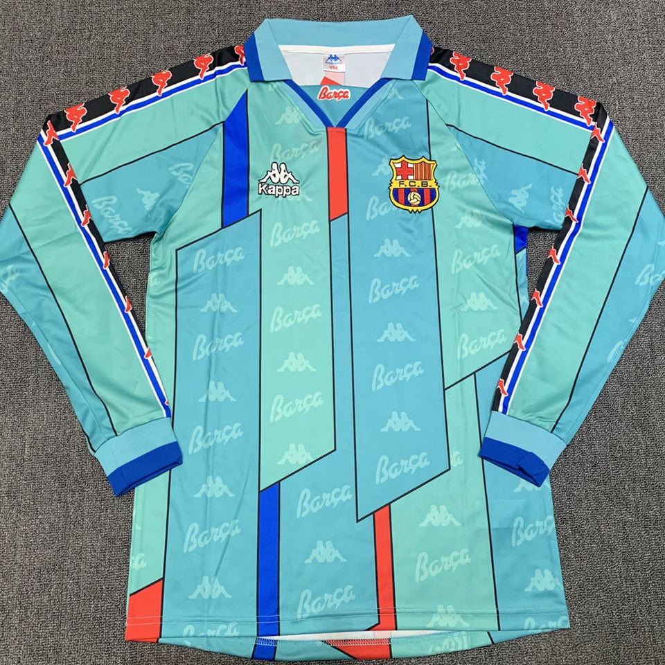 Maillot Barcelone Extérieur Manches Longues Rétro 1996/97