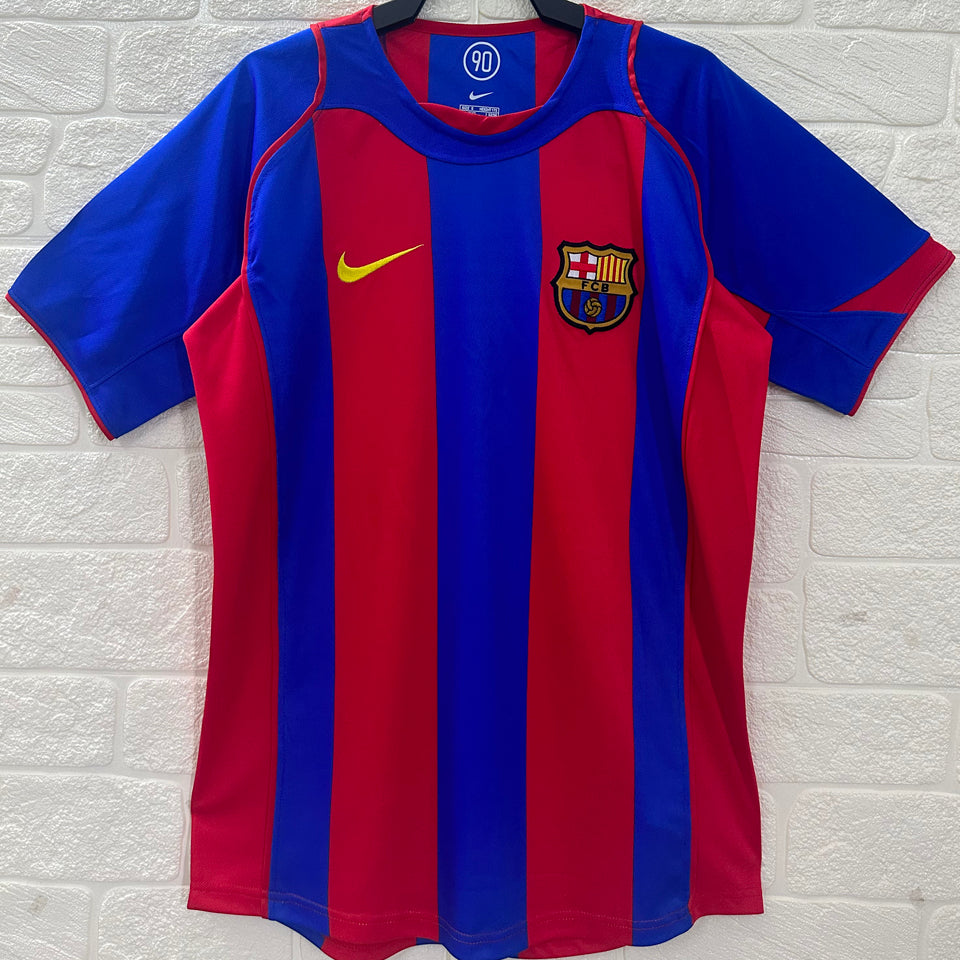 Maillot Barcelone Domicile Rétro 2004/05