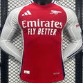 Maillot Arsenal Domicile Manches Longues 2024/25 (Version Joueur)
