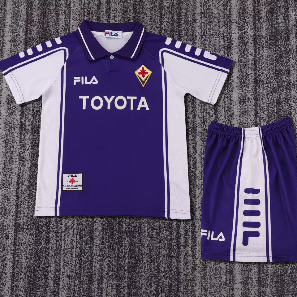 Maillot Fiorentina Domicile Rétro 1999 Enfant