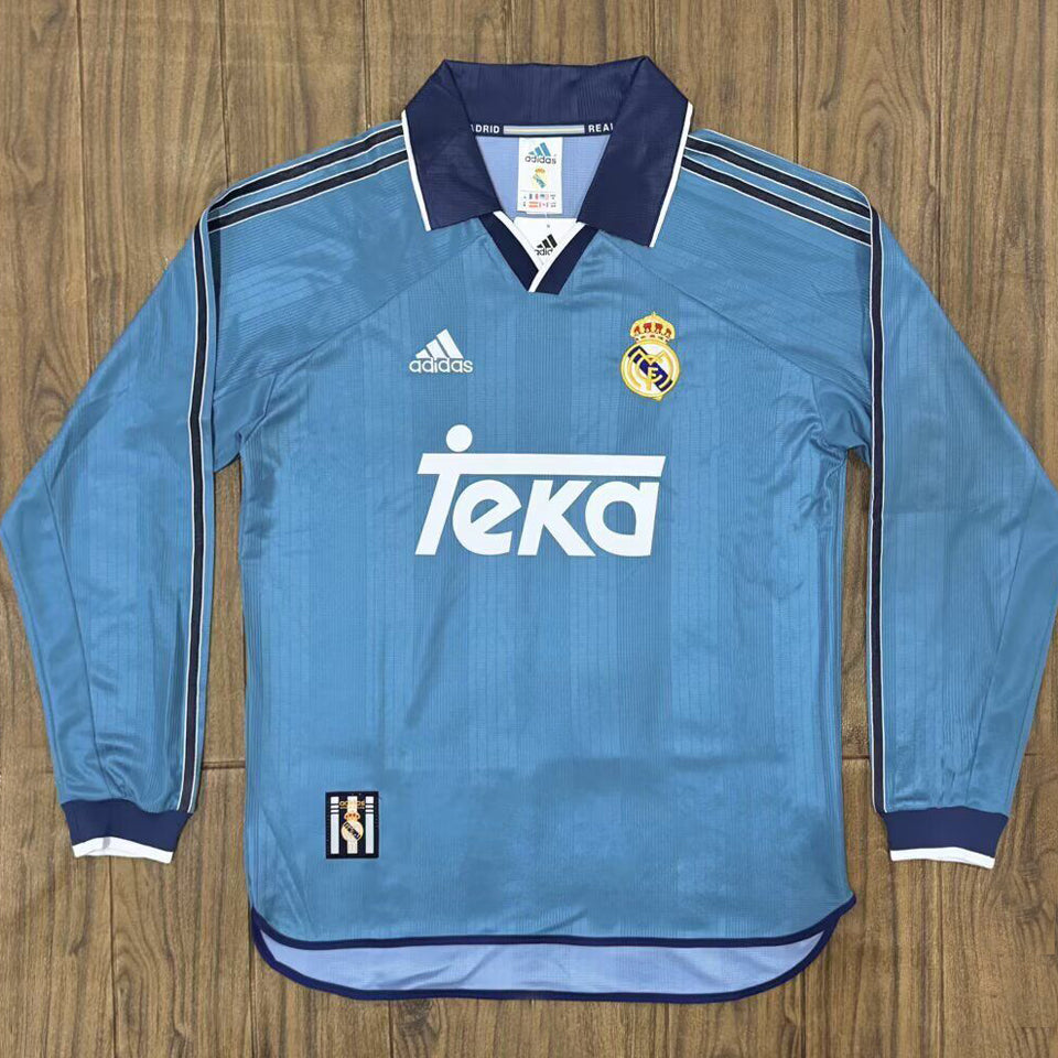 Maillot Real Madrid Third Manches Longues Rétro
