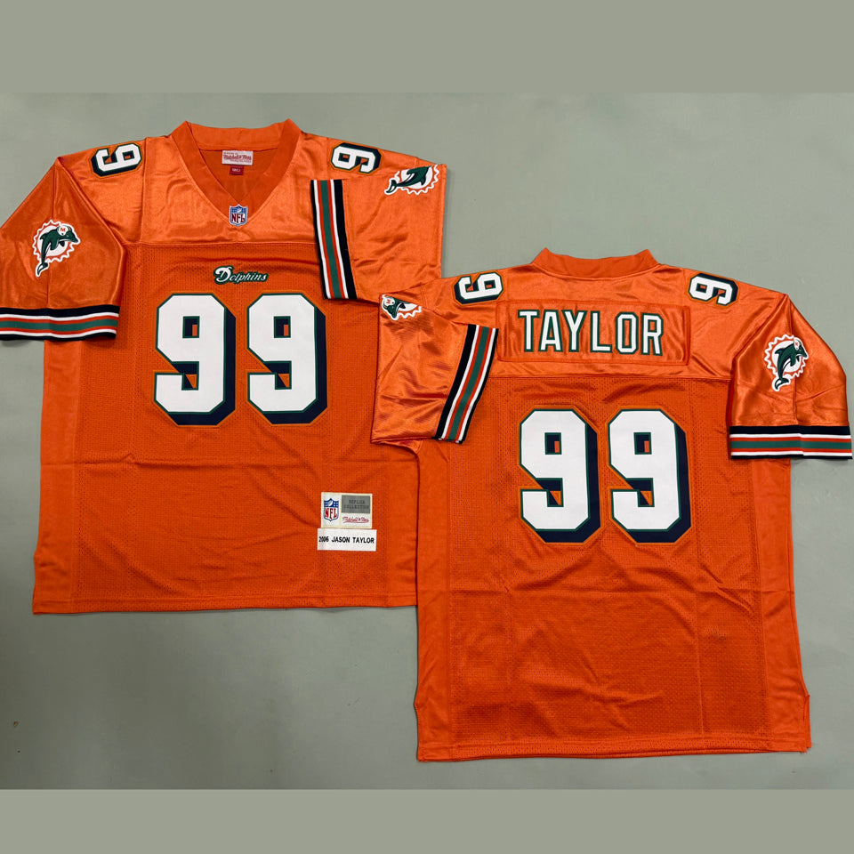 Maillot Taylor 99 Men S Miami Dolphins Rétro