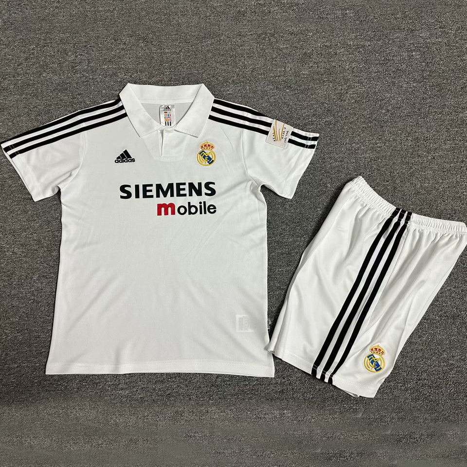 Maillot Real Madrid Domicile Rétro 2002/03 Enfant
