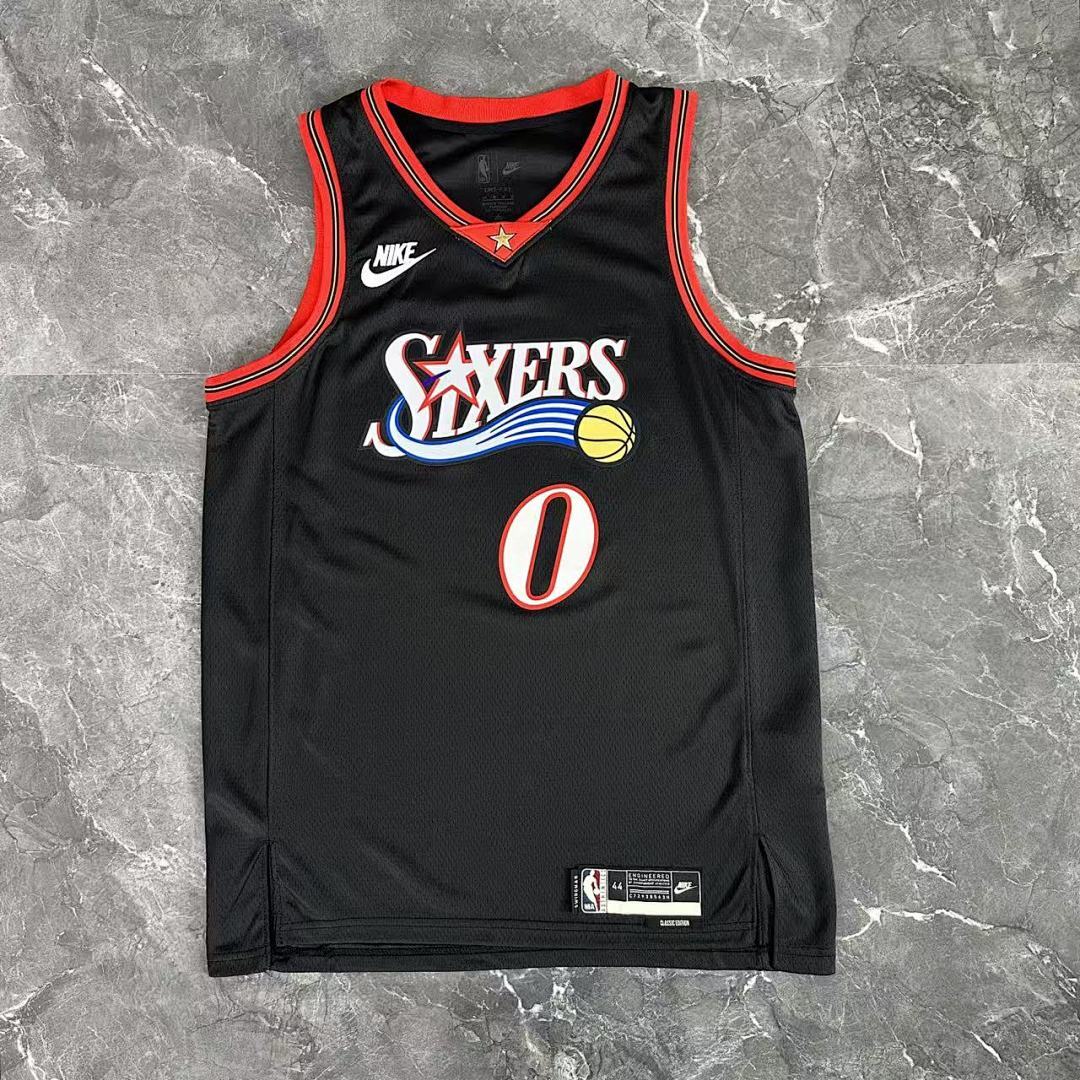 Maillot 76Ers Maxey 0 Rétro
