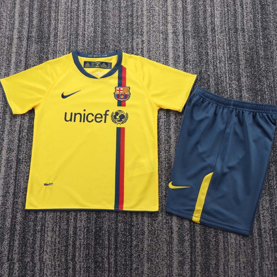 Maillot Barcelone Extérieur Rétro 2008/09 Enfant